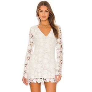 REVOLVE Majorelle NWT Neveya Mini White Lace Dress